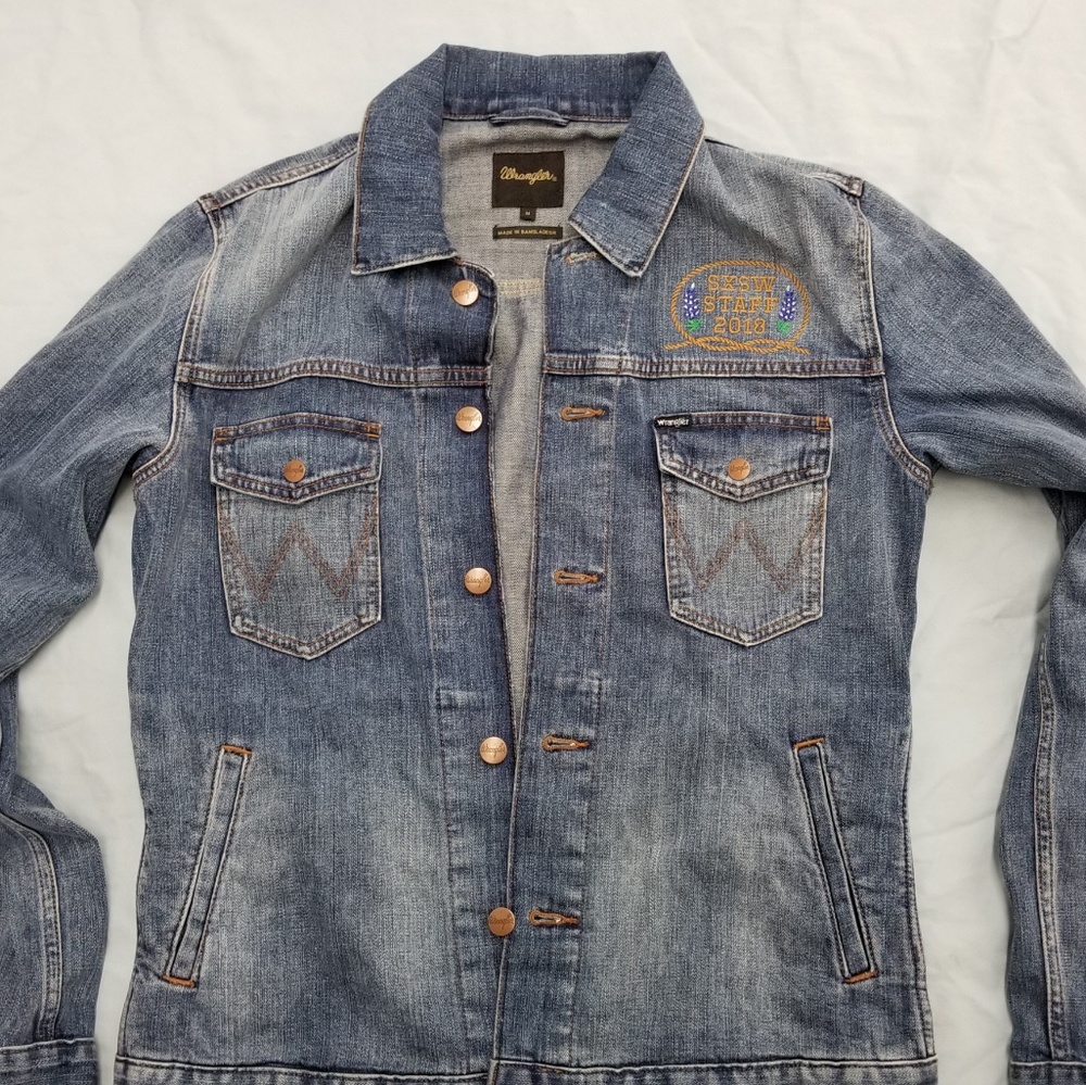 Wrangler Denim Jacket 2018 SXSW Staff Sz M